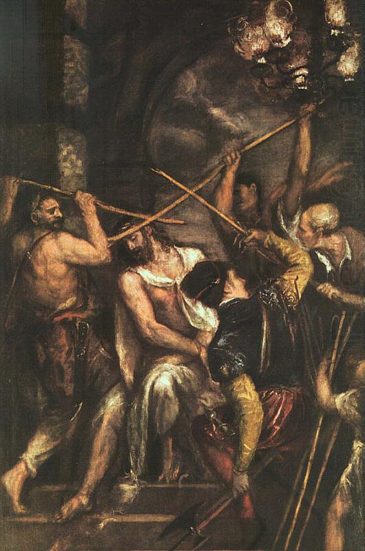 Crowning with Thorns,  Titian